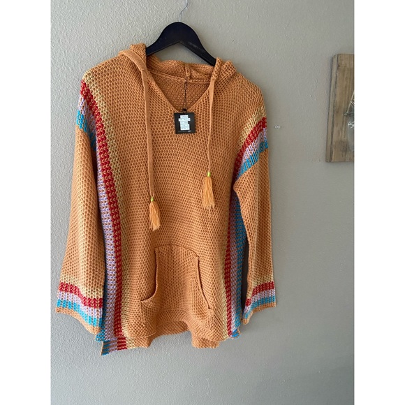 Baja hooded kangaroo pocket pullover - Picture 3 of 3